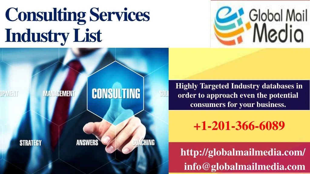 consulting services industry list n.