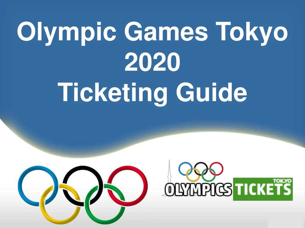 olympic games tokyo 2020 ticketing guide n.
