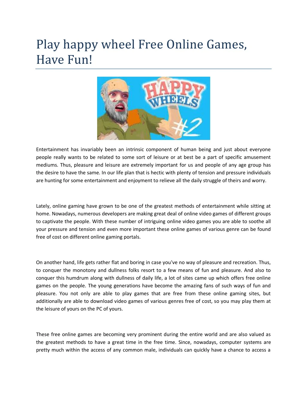 play happy wheel free online games have fun n.