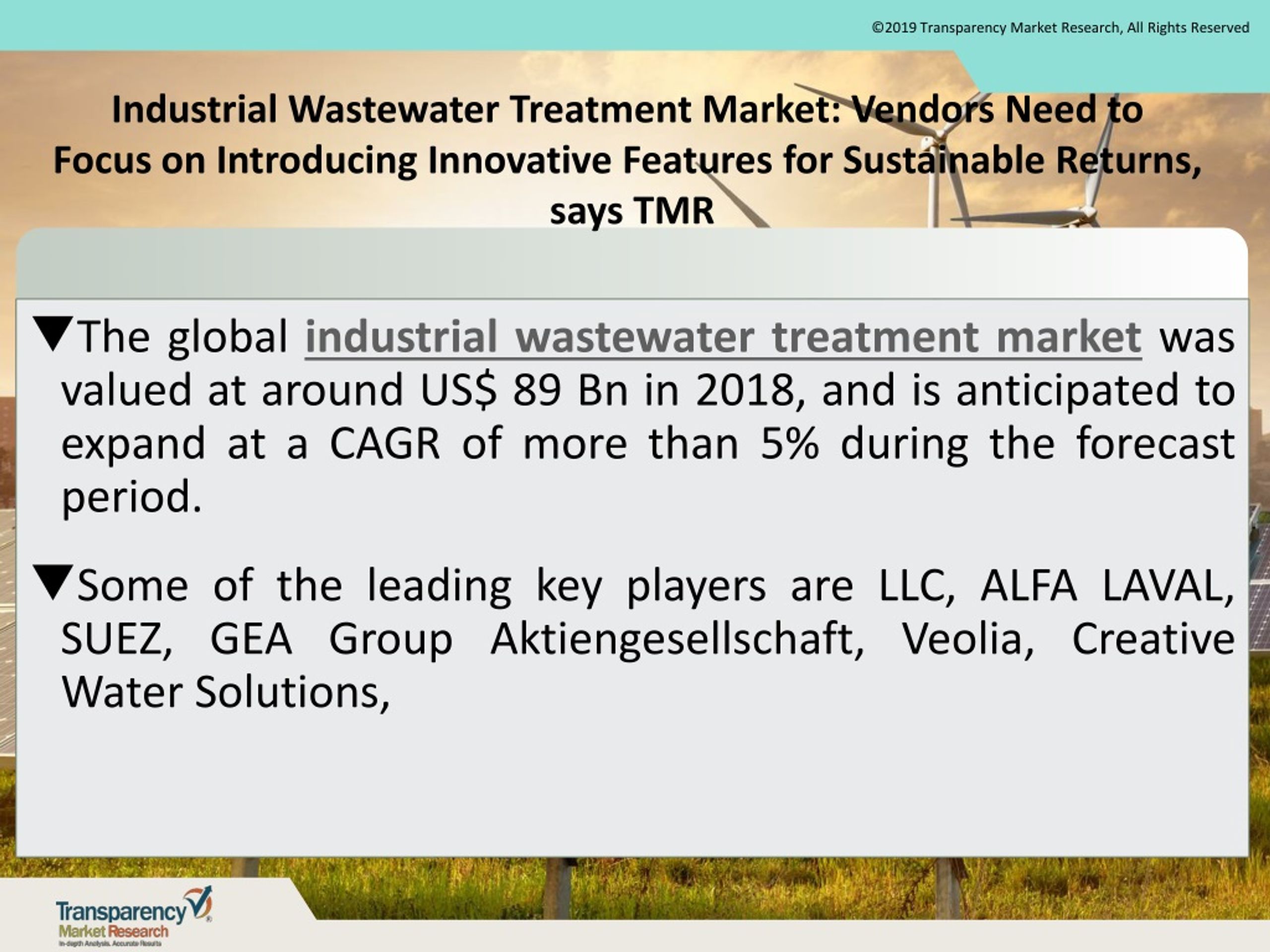 PPT - Industrial Wastewater Treatment Market (Application: Boiler Feed ...