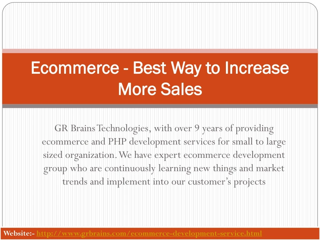ecommerce best way to increase more sales n.