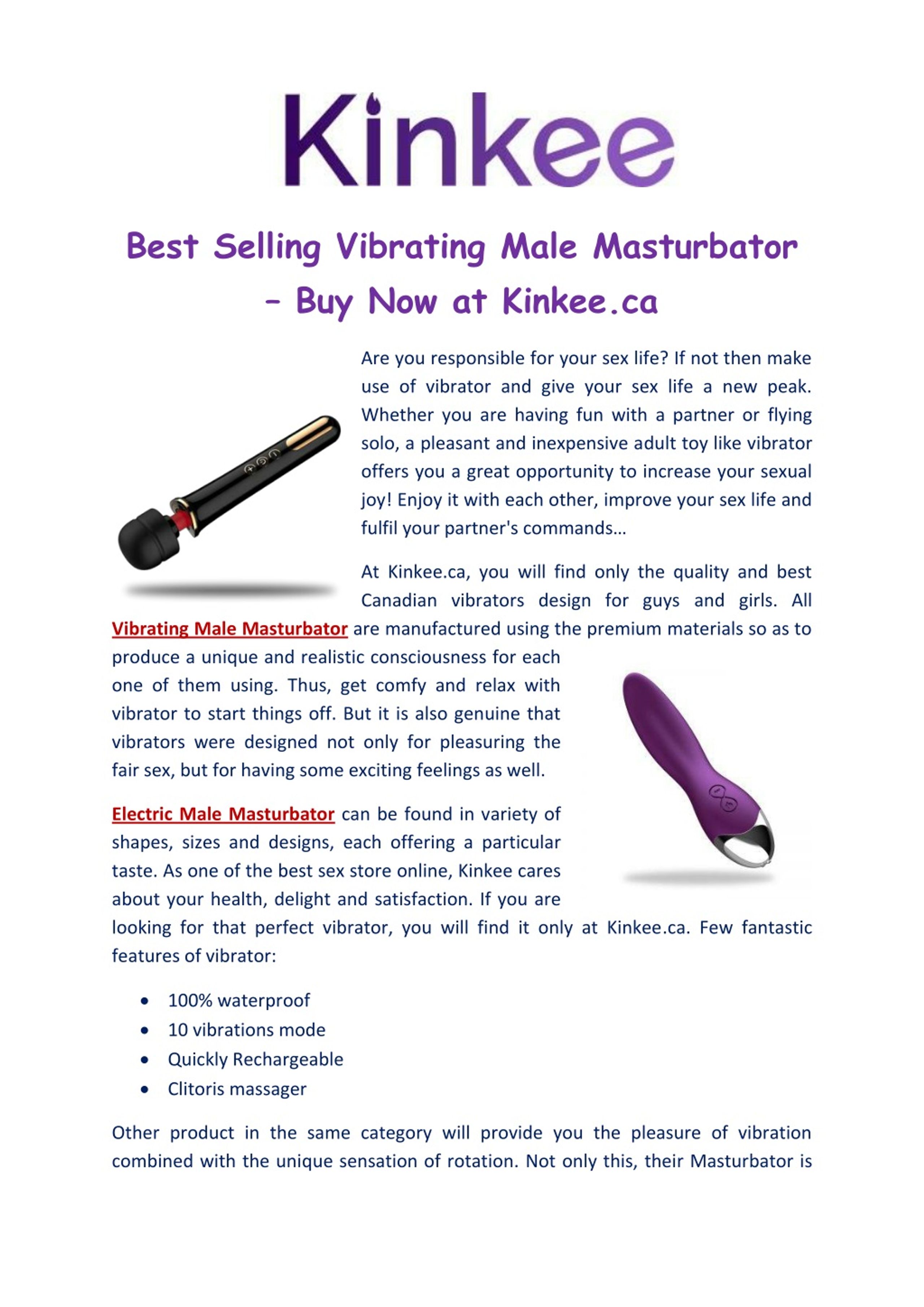 PPT - Vibrating Male Masturbator – Buy Now at Kinkee.ca PowerPoint  Presentation - ID:8494177