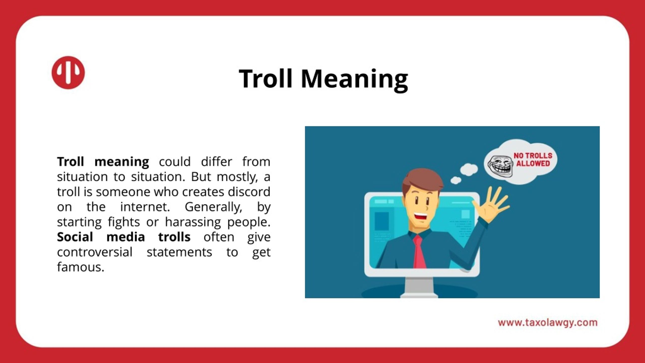 Trolls on social media seminar ppt