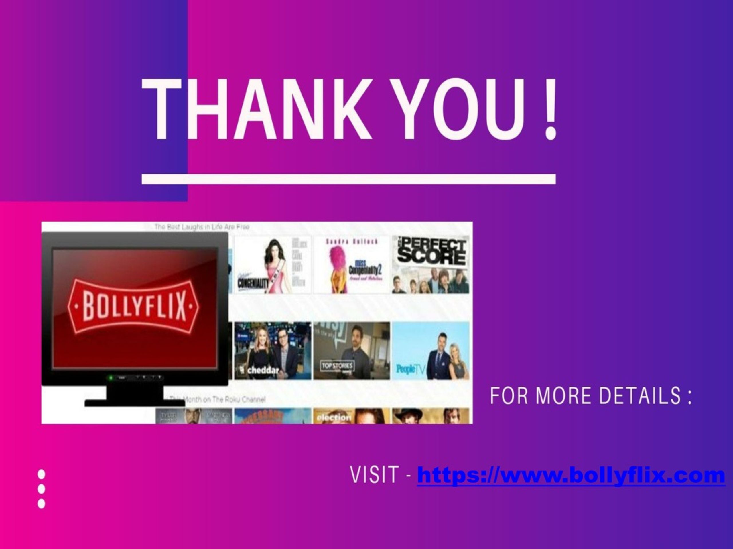 PPT Best Website To Watch TV Series Visit Bollyflix Today 