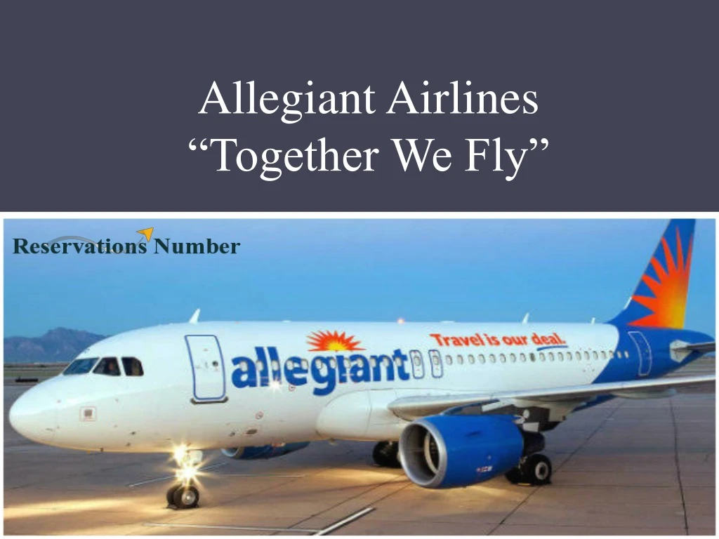 allegiant airlines together we fly n.