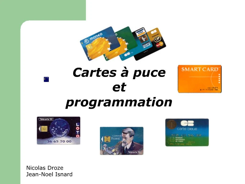 PPT - Cartes puce et programmation PowerPoint Presentation, free ...