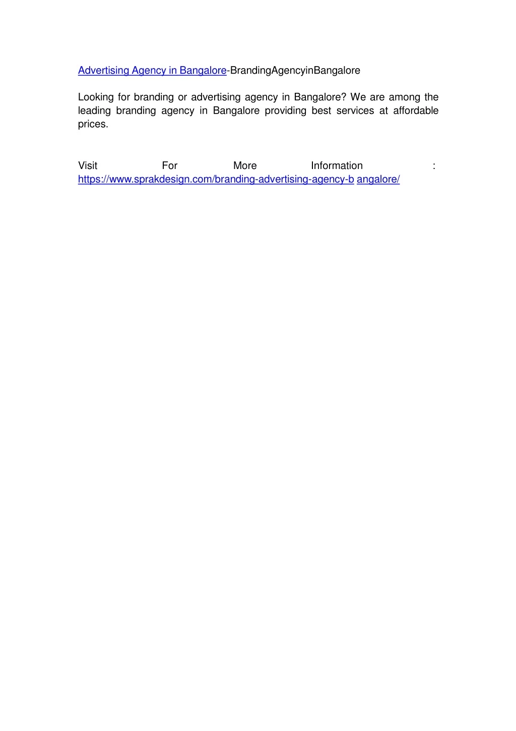 advertisi n g agenc y i n bangalor e brandin n.