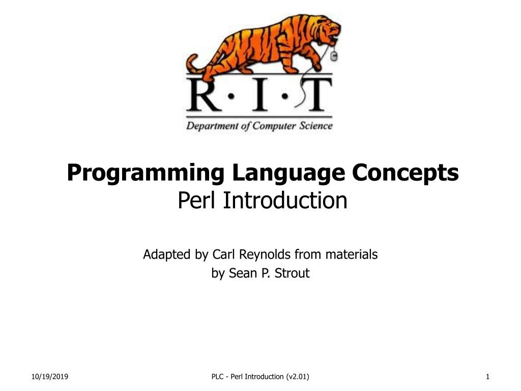 perl programming language perl programming language