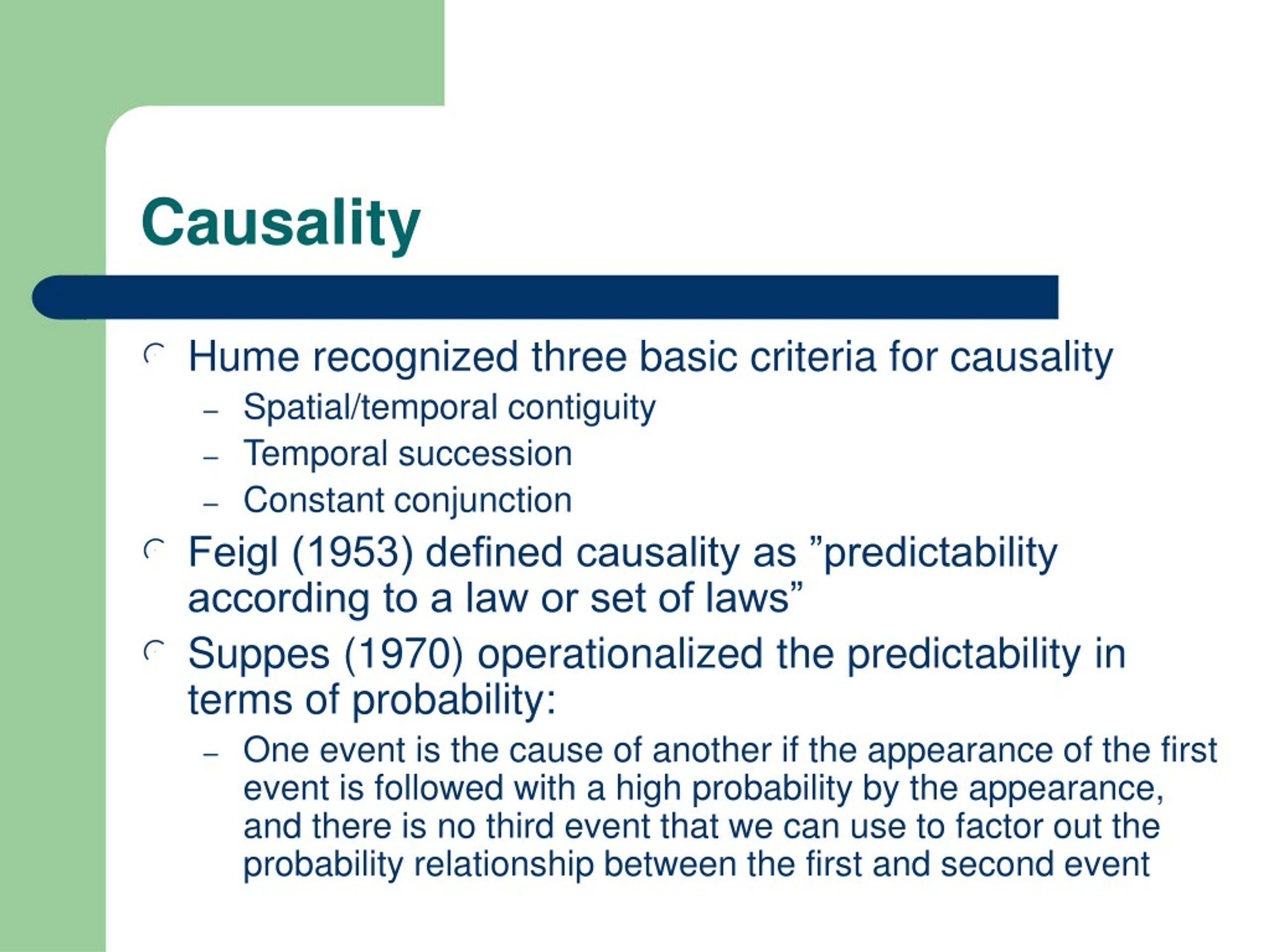 causality definition