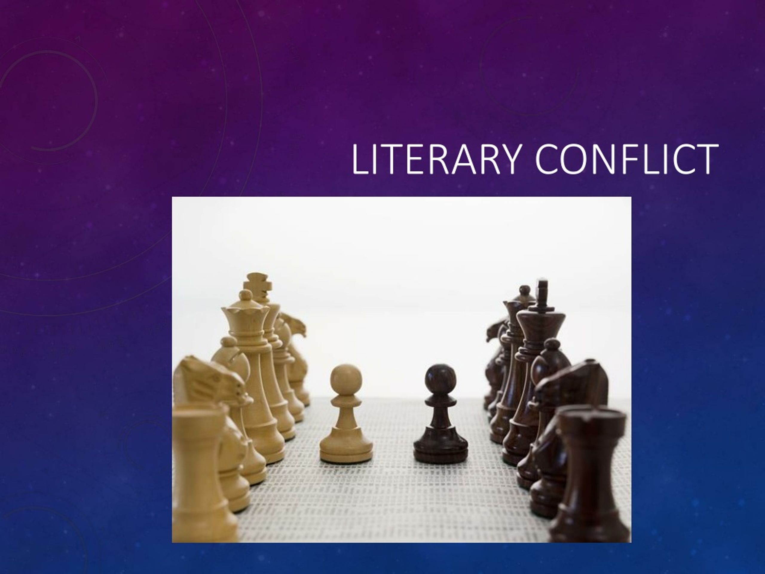 literary conflict powerpoint presentation