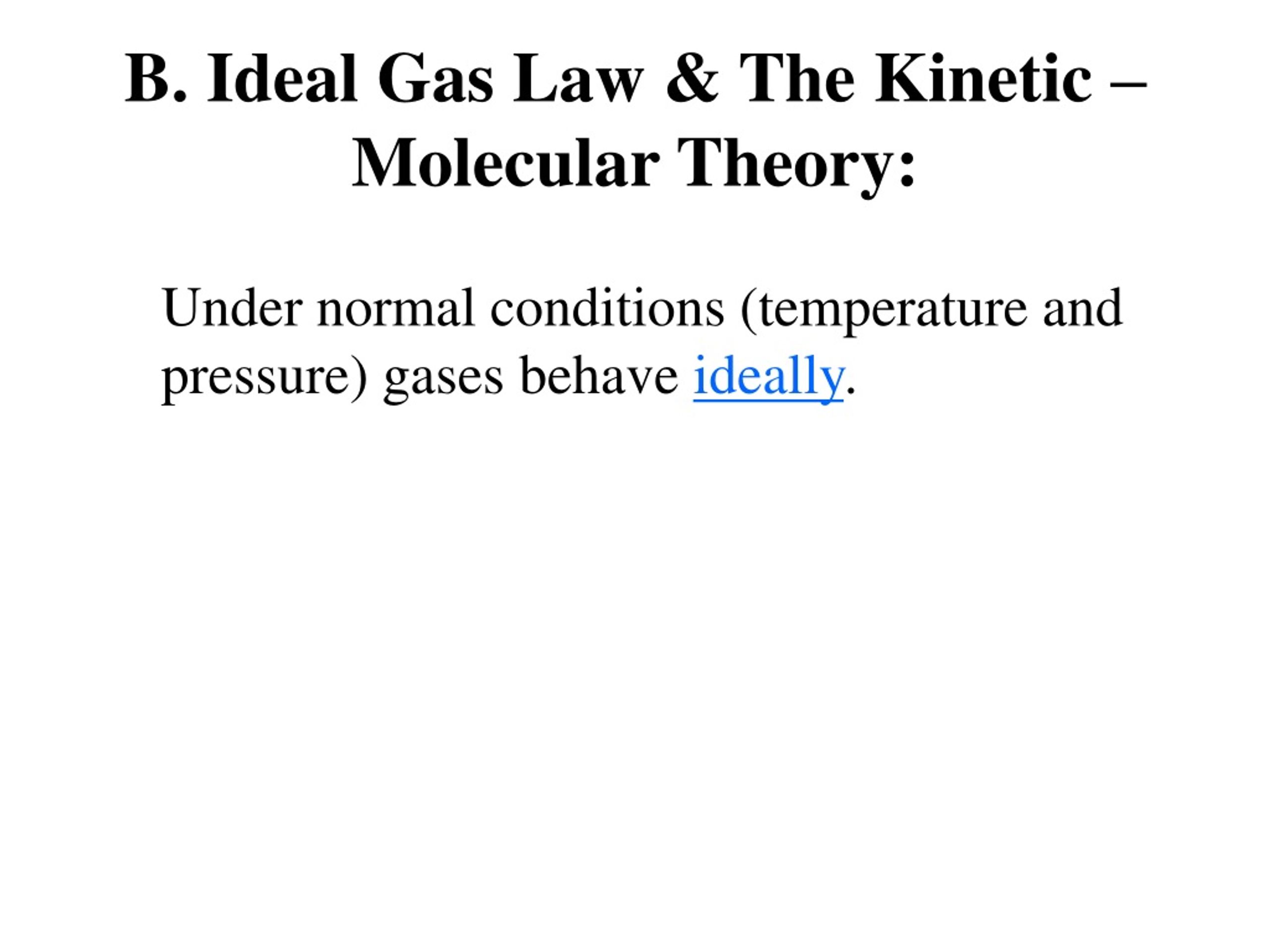 PPT - Gases Notes PowerPoint Presentation, Free Download - ID:8520718