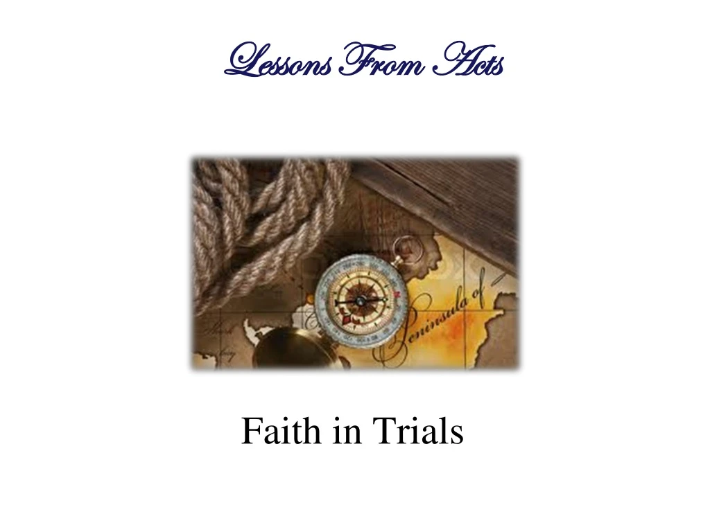 PPT - Faith in Trials PowerPoint Presentation, free download - ID:8530760