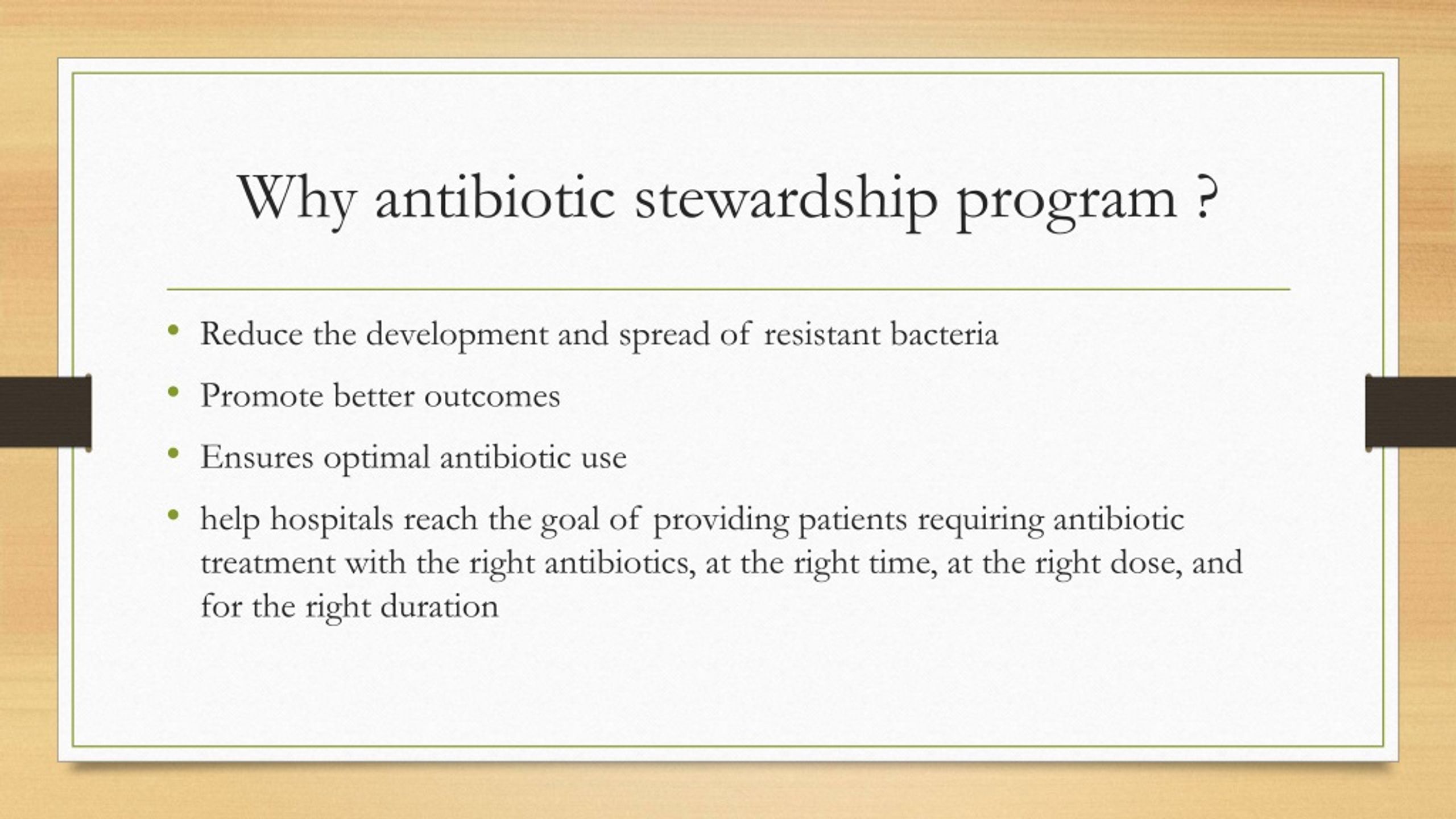 Ppt Antibiotic Stewardship Program Powerpoint Presentation Free