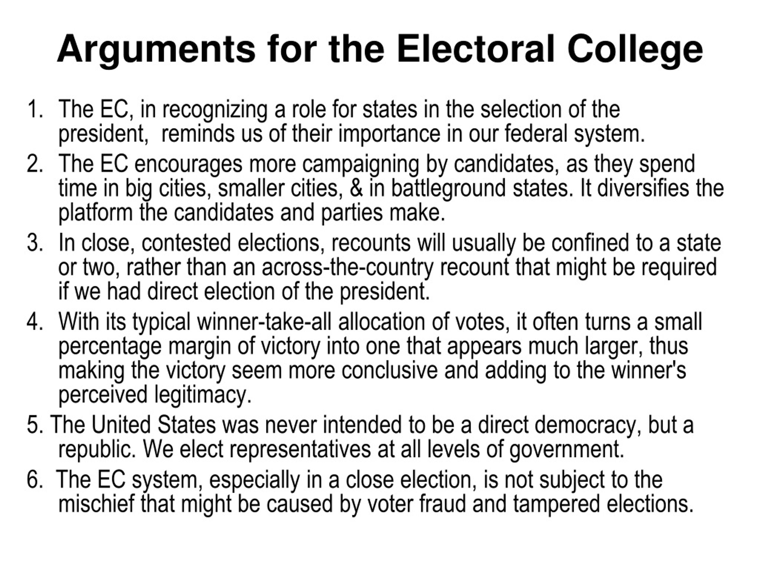 PPT - The Electoral College PowerPoint Presentation, Free Download - ID ...