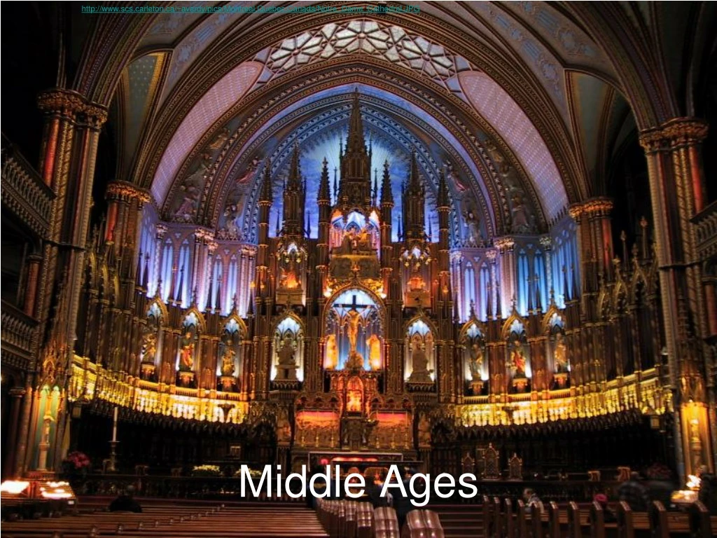 middle ages n.