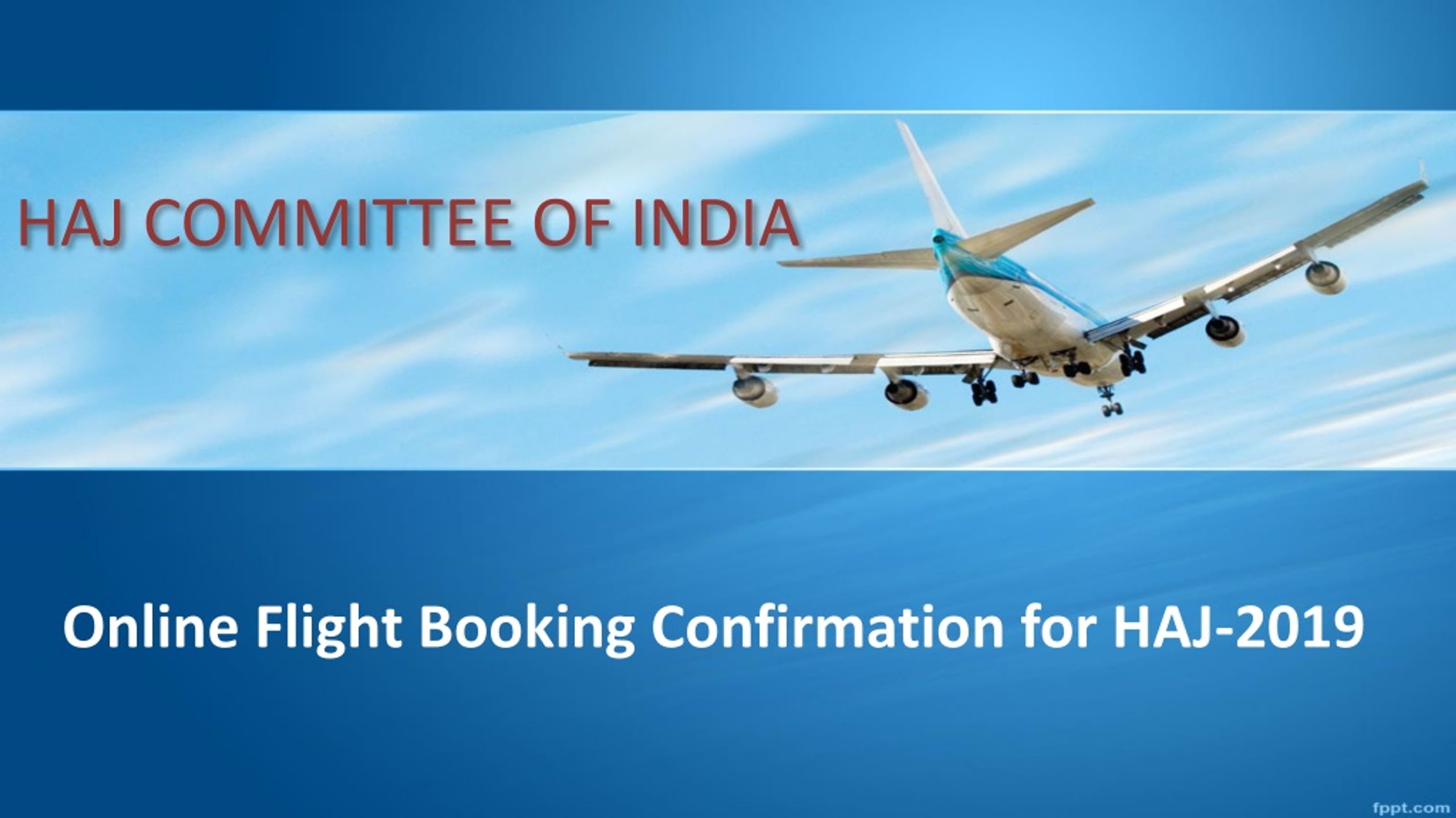 PPT HAJ COMMITTEE OF INDIA PowerPoint Presentation, free download