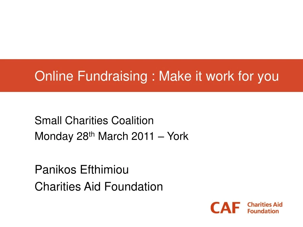 online fundraising make it work for you n.