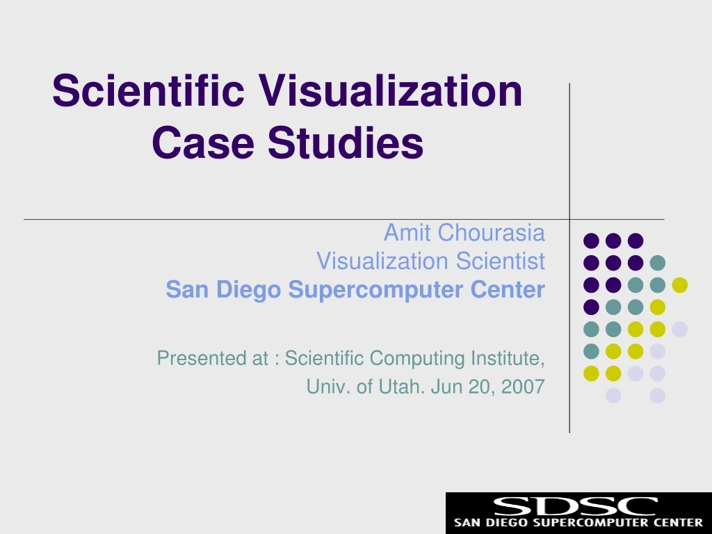 scientific visualization case study