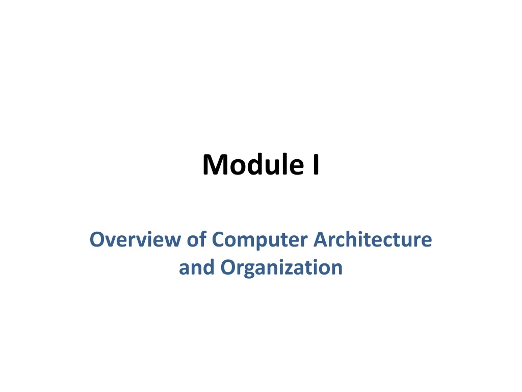 module i n.