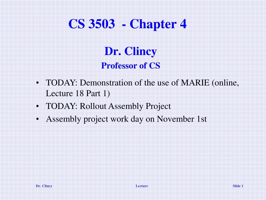 cs 3503 chapter 4 n.