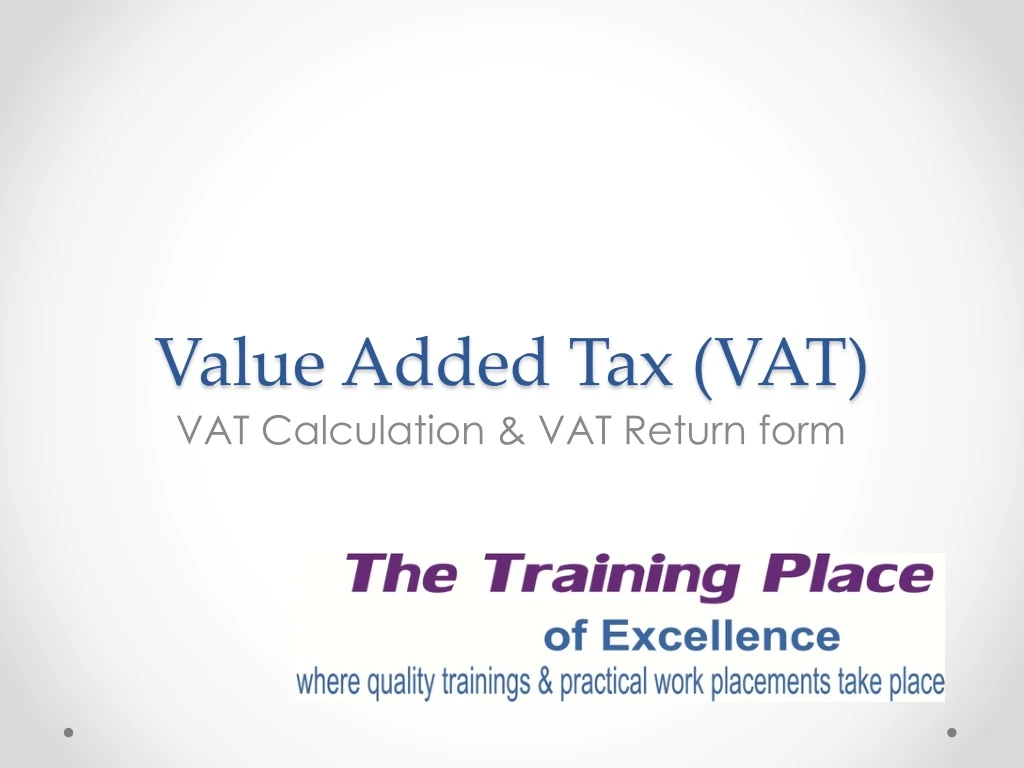 value added tax vat n.