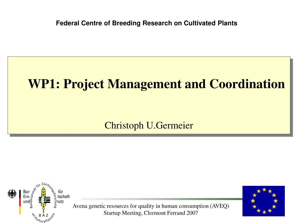 federal centre of breeding research on cultivated n.