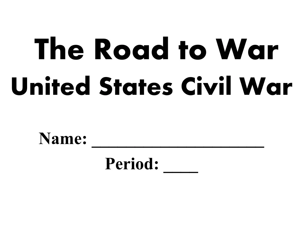 Ppt The Road To War Powerpoint Presentation Free Download Id8568583