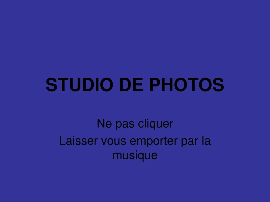 studio de photos n.