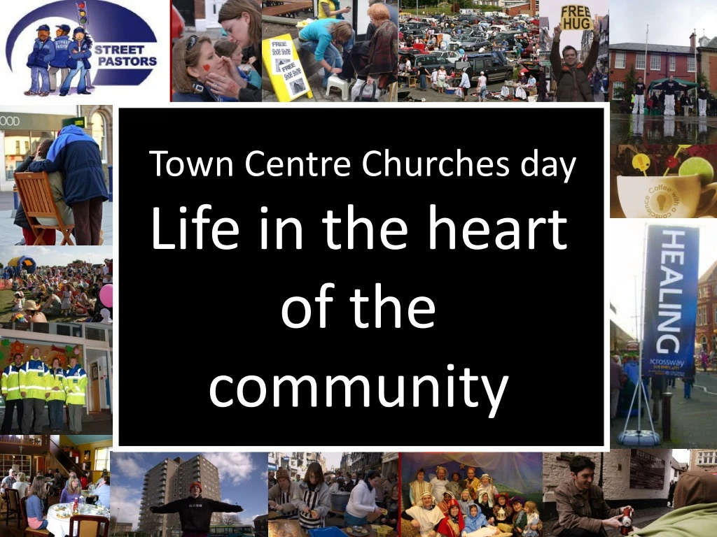 town centre churches day life in the heart of the community n.