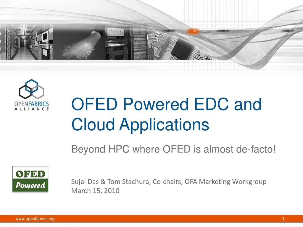 ofed powered edc and cloud applications n.