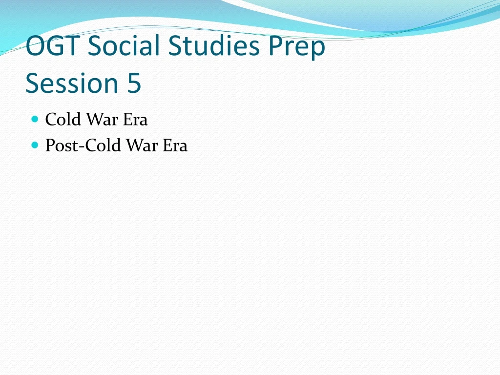 ogt social studies prep session 5 n.