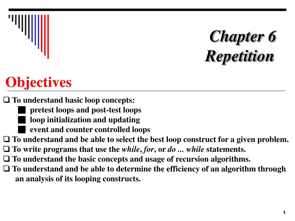 chapter 6 repetition n.