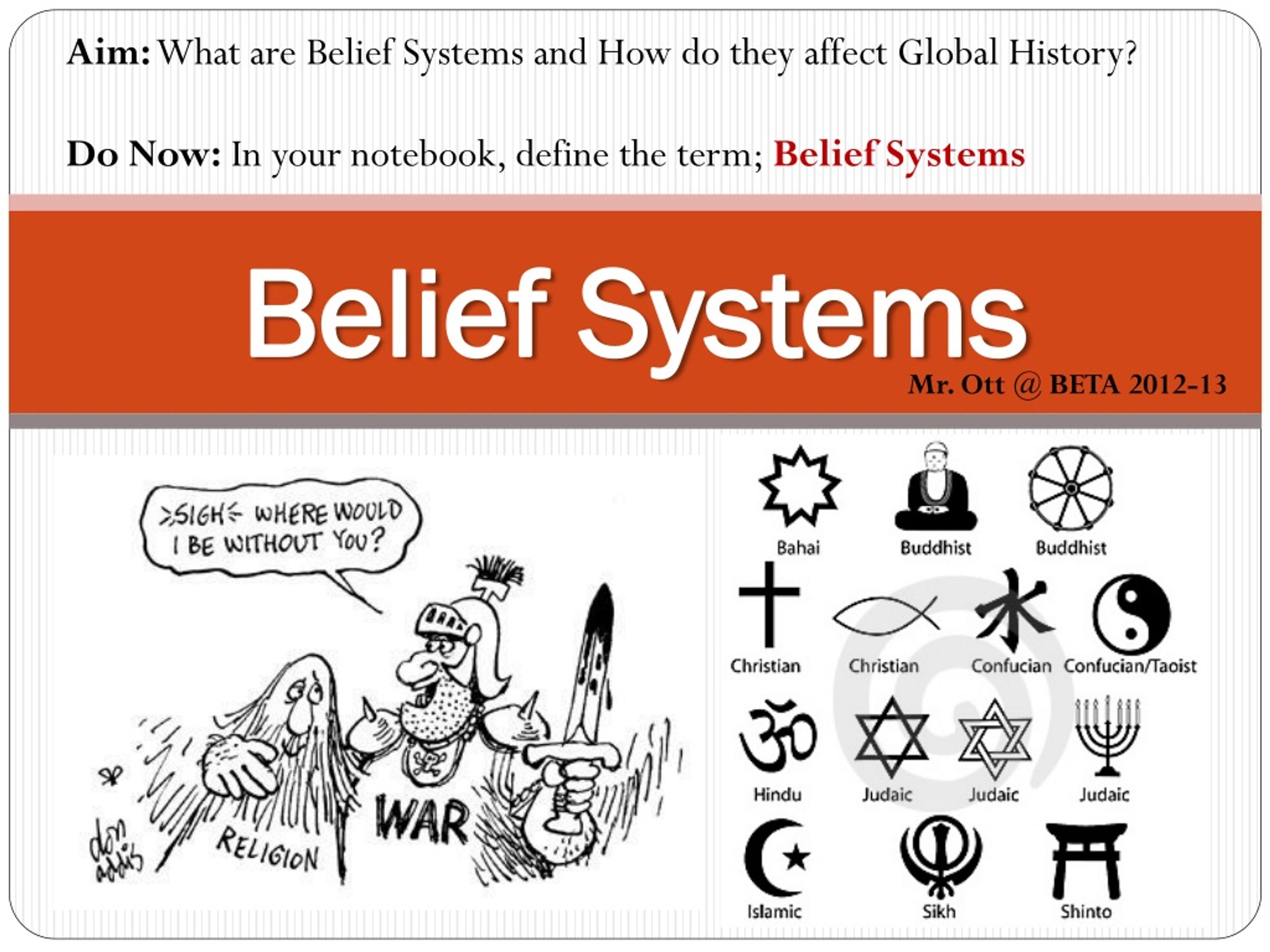 essay of belief system