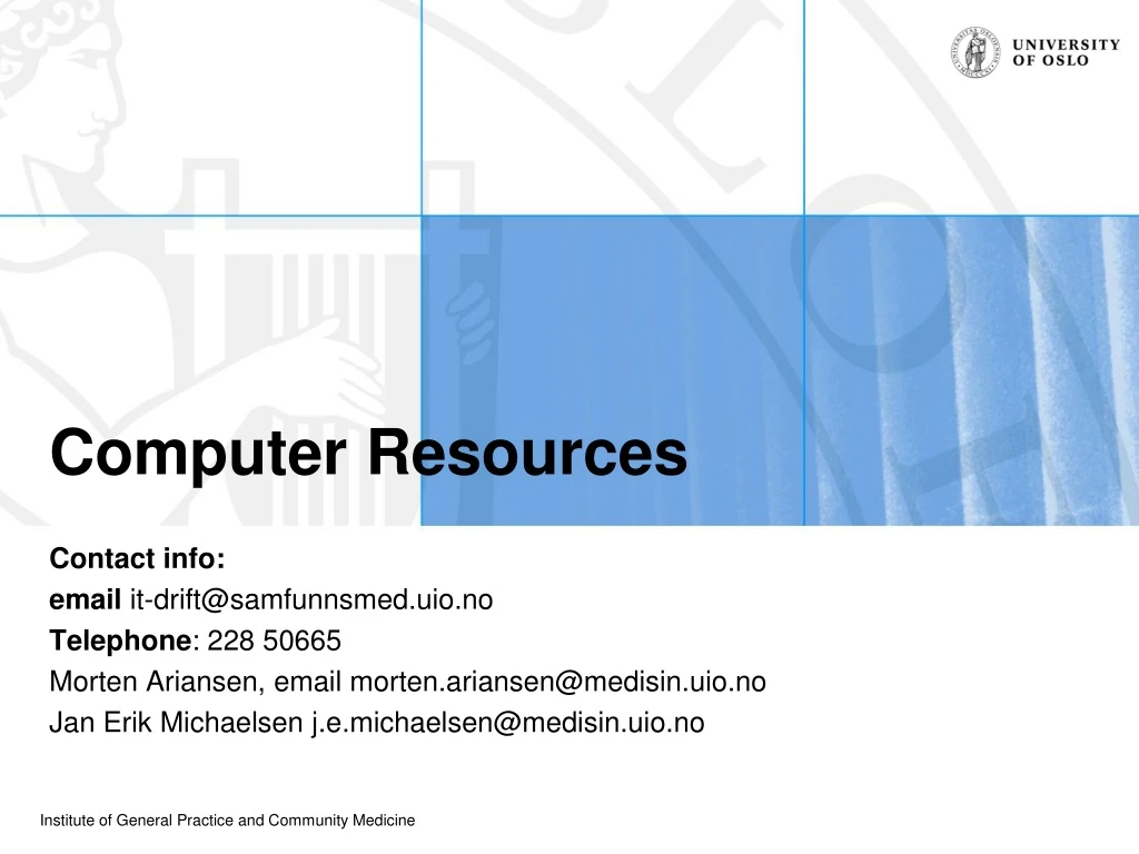 computer resources n.