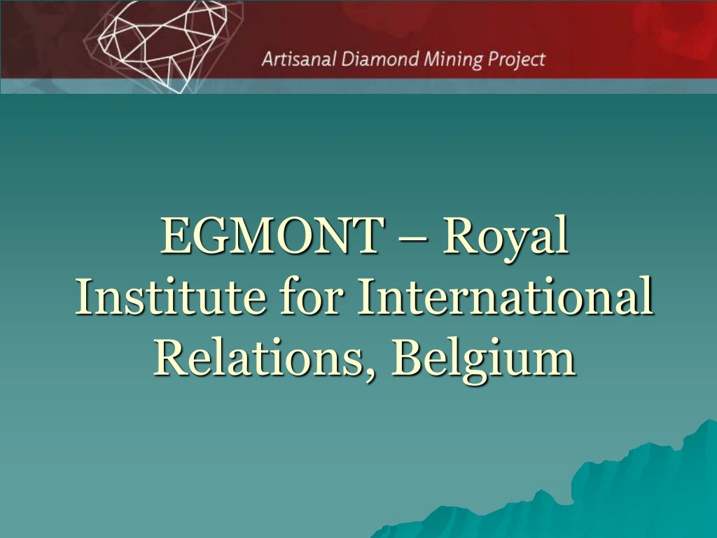 egmont royal institute for international relations belgium n.
