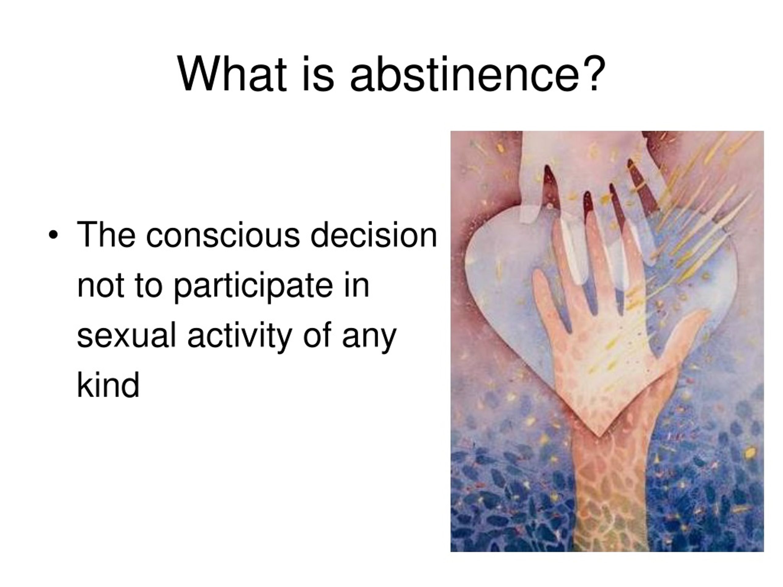 PPT What Is Abstinence PowerPoint Presentation Free Download ID 