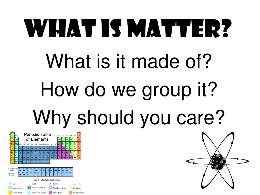 what is matter n.