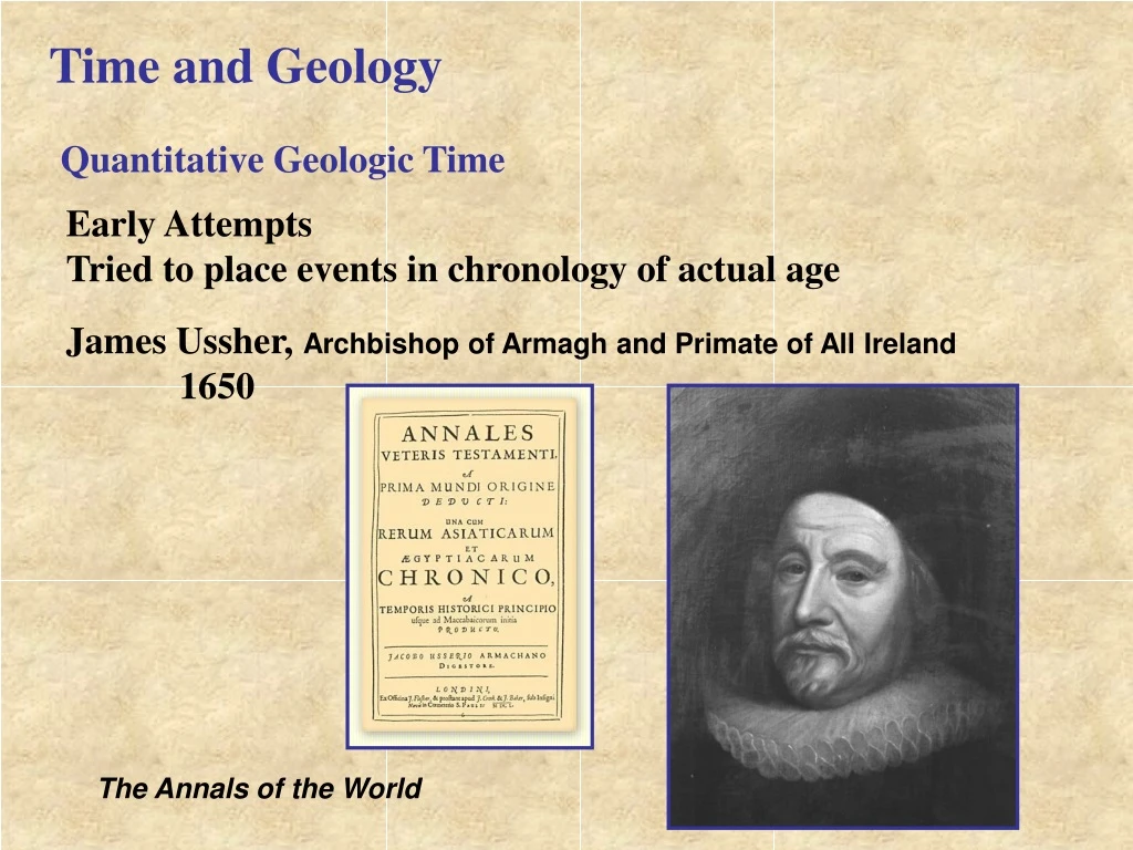 time and geology n.