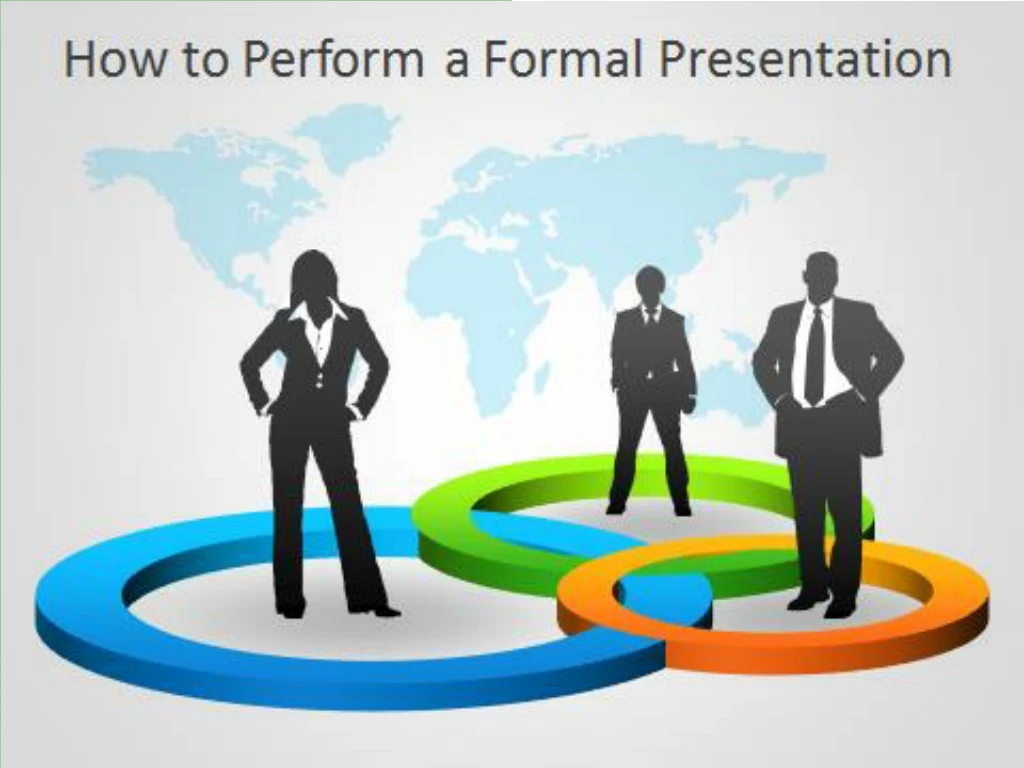 how to do a formal presentation