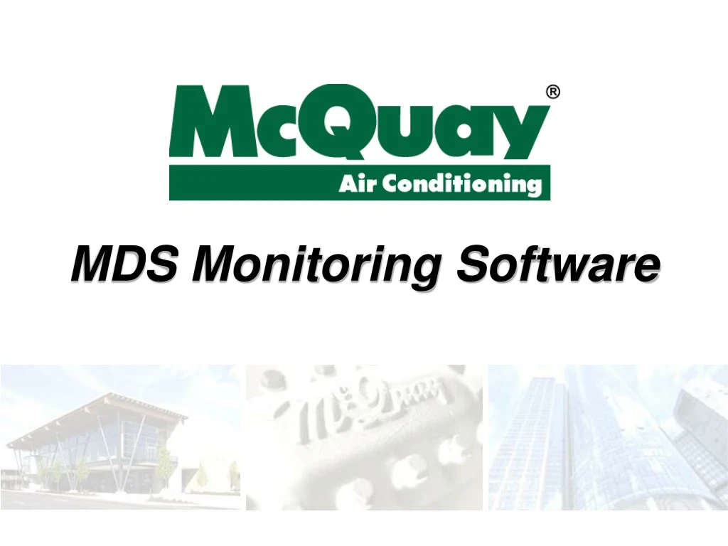 mds monitoring software n.