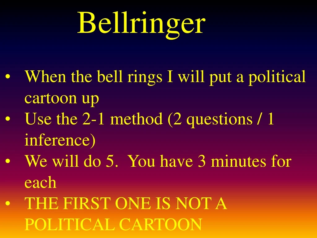 bellringer n.
