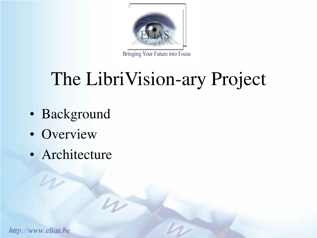 the librivision ary project n.