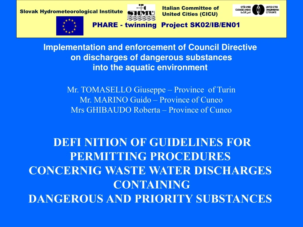 italian committee of united cities c icu n.