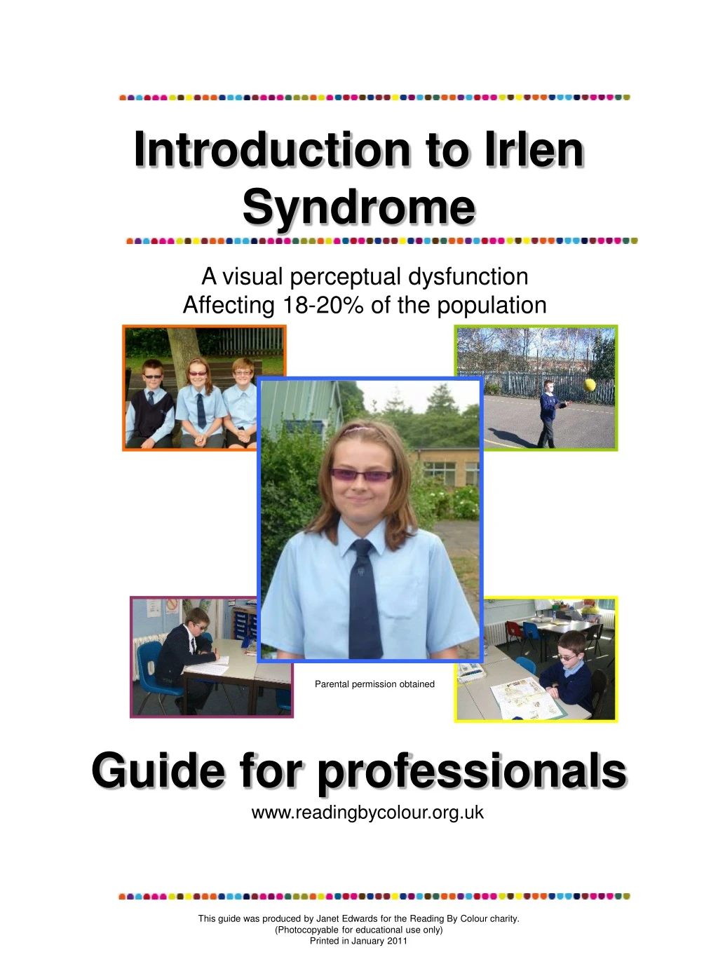 introduction to irlen syndrome n.