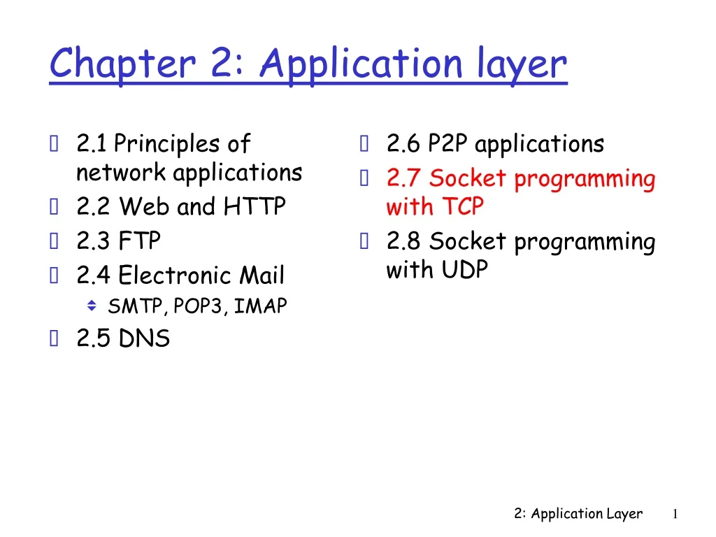 chapter 2 application layer n.