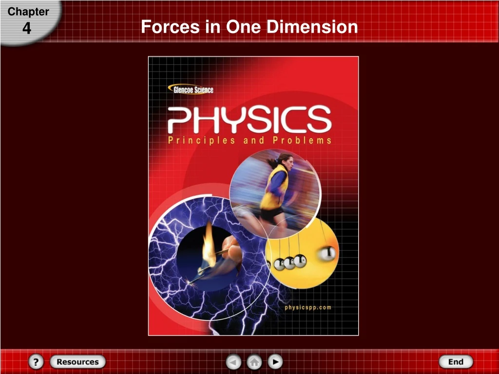 forces in one dimension n.