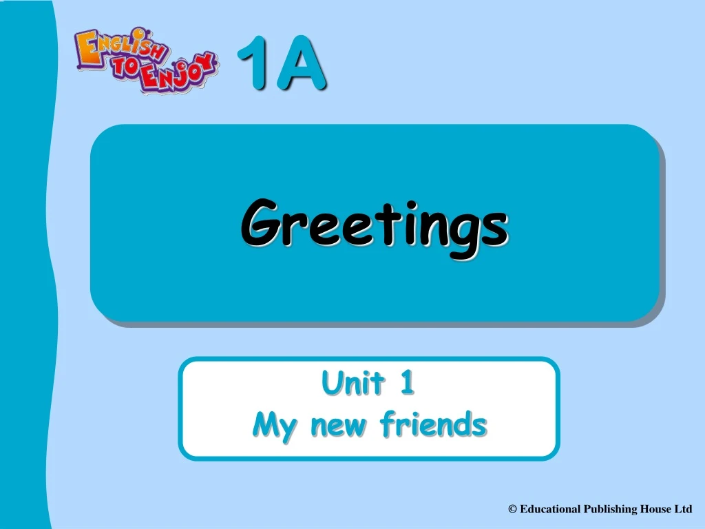 unit 1 my new friends n.