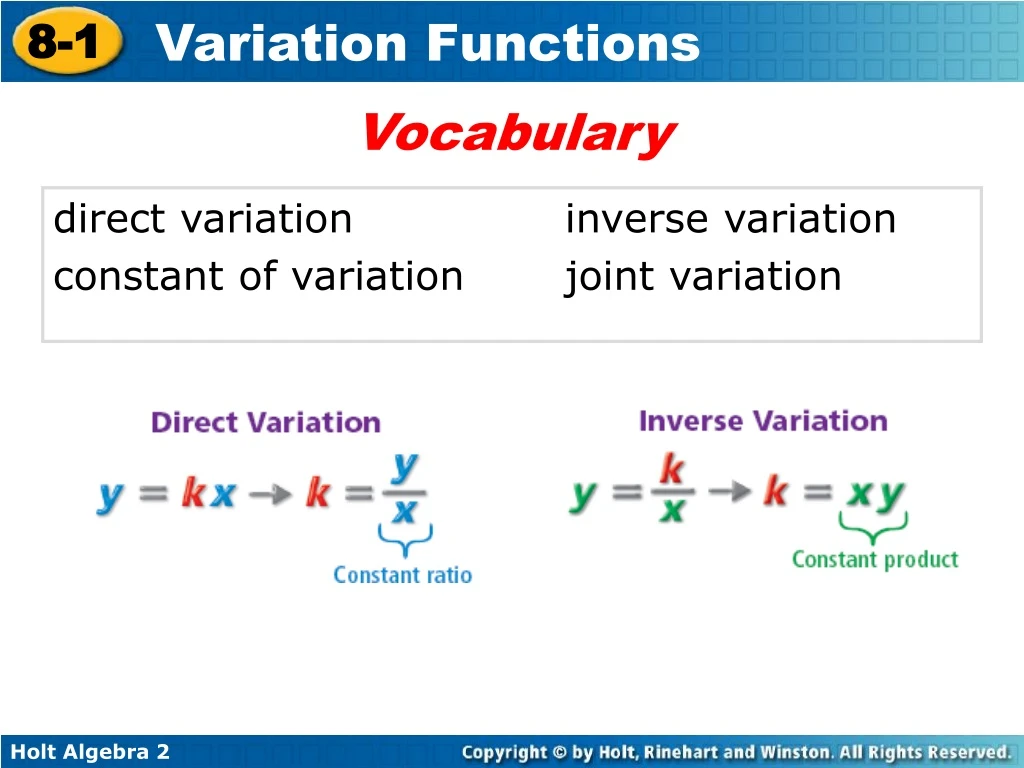 ppt-direct-variation-inverse-variation-constant-of-variation-joint