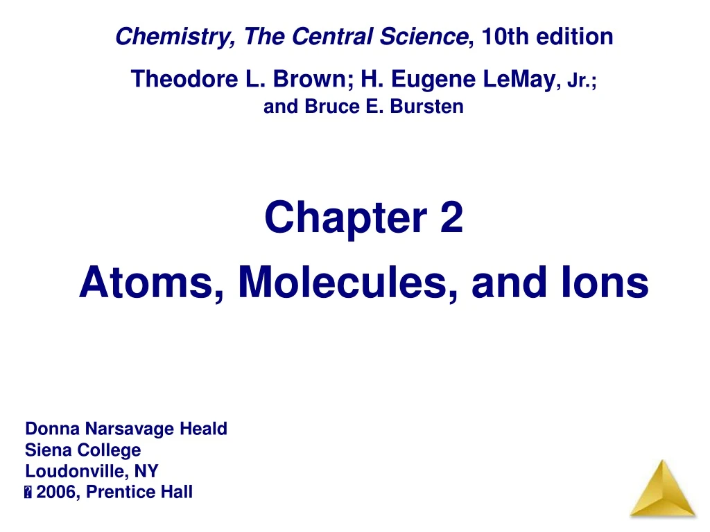 chapter 2 atoms molecules and ions n.