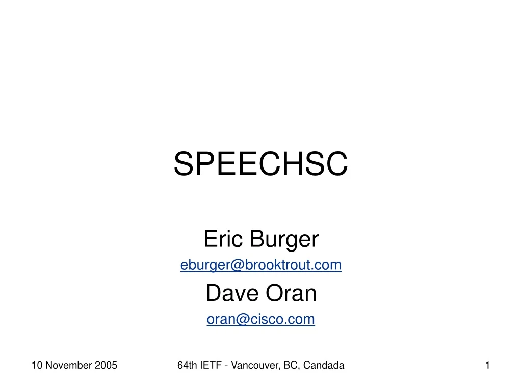 speechsc n.